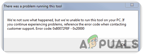 Fix- Media Creation Tool Error Code 0X80072F8F - 0X20000