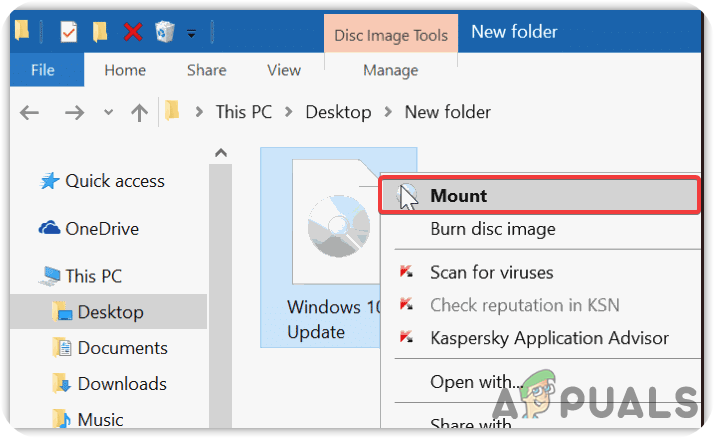 Mount ISO Files