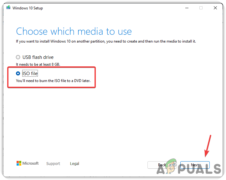 Select ISO