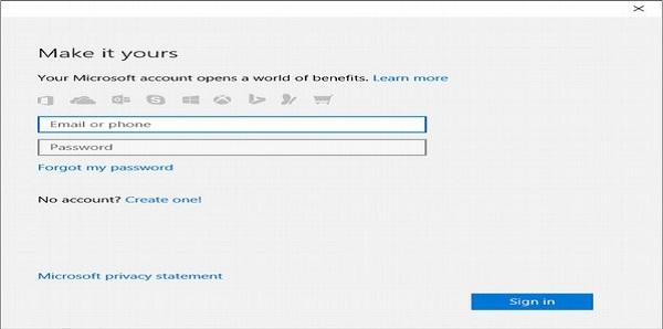 Учетная запись Outlook