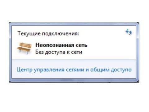 Неопознанная сеть