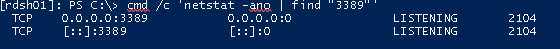 wps netstat