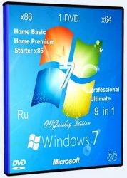 Microsoft® Windows® 7 SP1 x86/x64 Ru 9 in 1 Update 01.2022 by OVGorskiy 1DVD