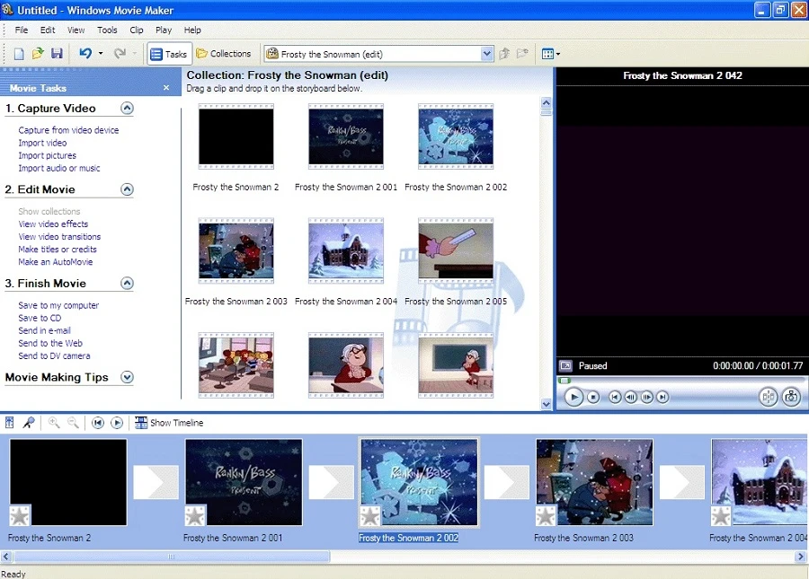 удобный Windows Movie Maker