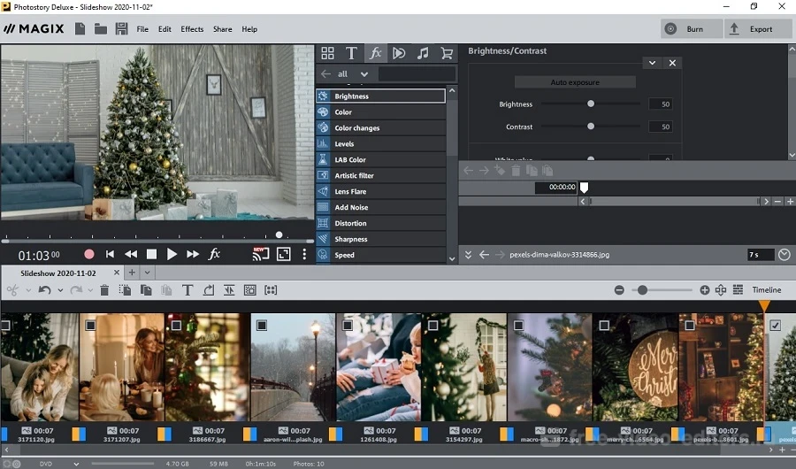 Скриншот Magix Photostory