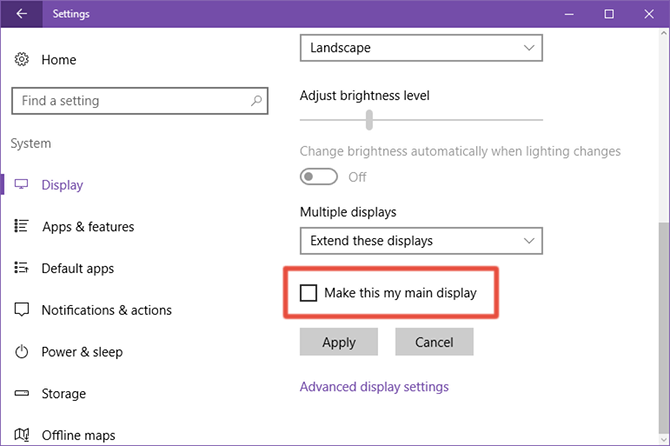 kak skryt panel zadach vtorogo monitora v windows 1 1
