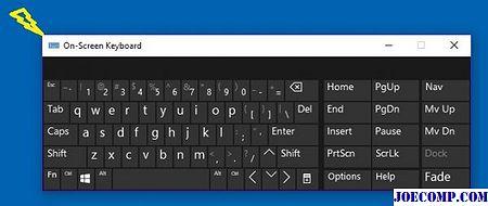 how to resize touch and on screen keyboard on windows 10