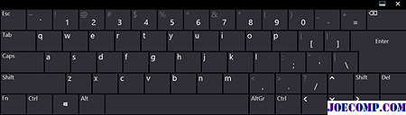 how to resize touch and on screen keyboard on windows 10