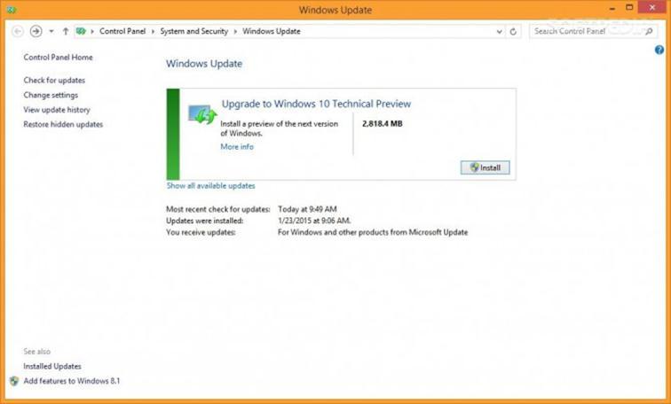 Windows update