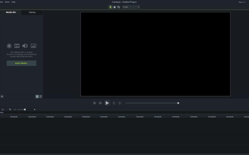 Скриншот 1 программы Camtasia Studio