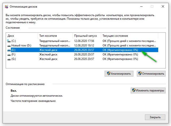 сколько фрагментировано