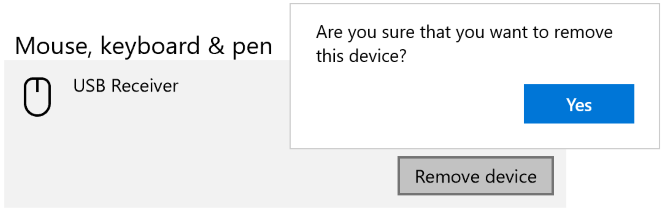 remove device