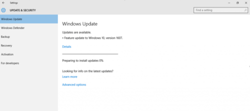 Обновление Windows