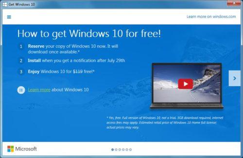 Get Windows 10