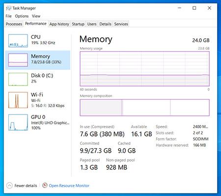Окно «Центр безопасности и обслуживания» в Windows 10