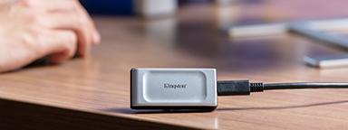 Внешний твердотельный накопитель XS-2000 с USB-C от Kingston