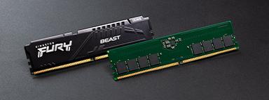 Линейка продукции Kingston FURY и модулей памяти Kingston