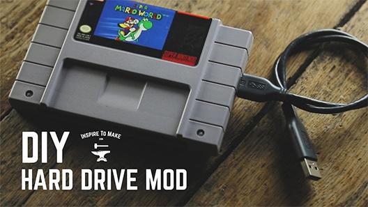 Картридж Super Nintendo в качестве корпуса для твердотельного накопителя Kingston