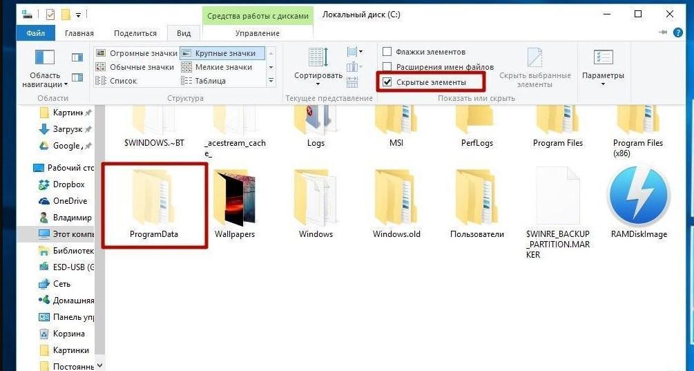 kartinka 1. kak otobrazit skrytye elementy v vindovs 10