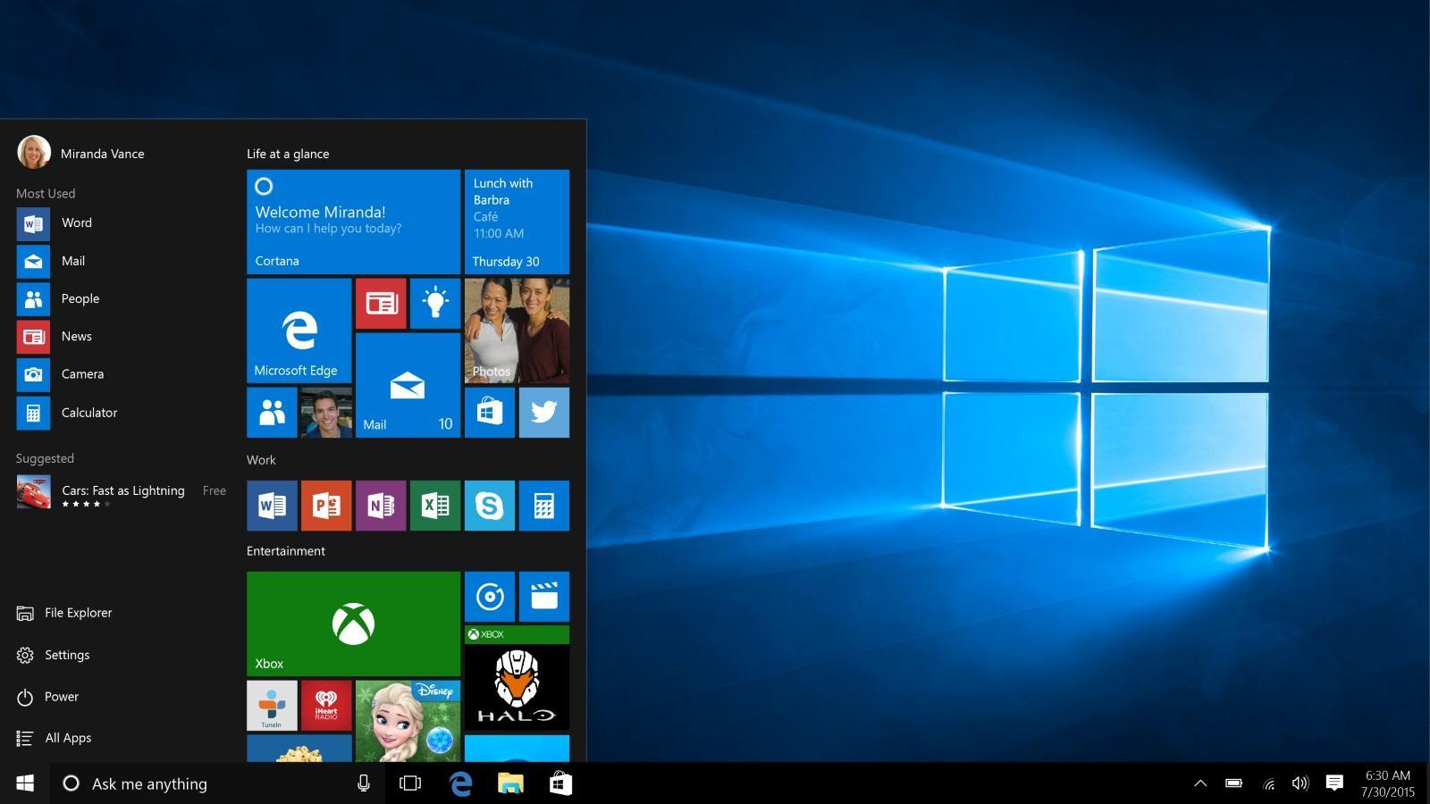 Что легче windows 7 или windows 10 для слабого пк