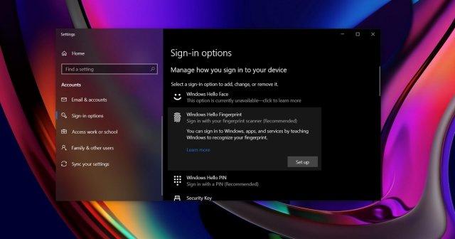 1605089651 windows 10 sign in options