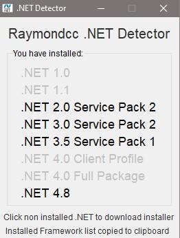 Raymondcc .NET Detector