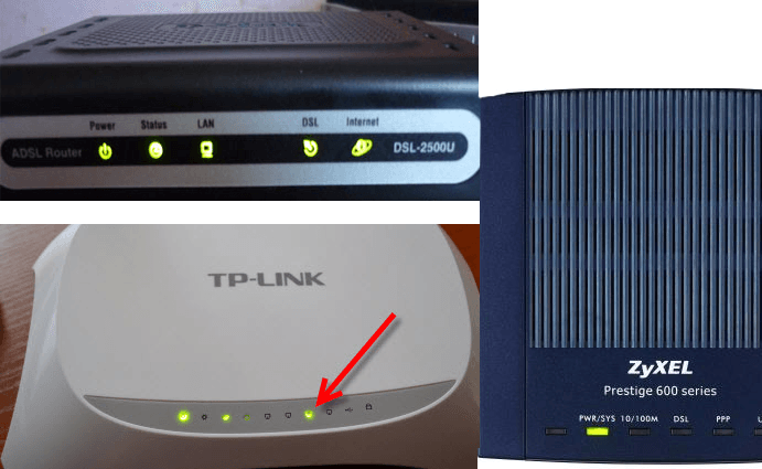Примеры работающих роутеров ZyXEL, TP-LINK, модемов DSL
