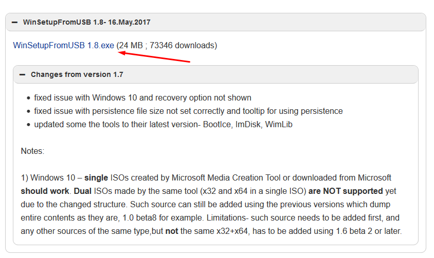 Сайт WinSetupFromUSB