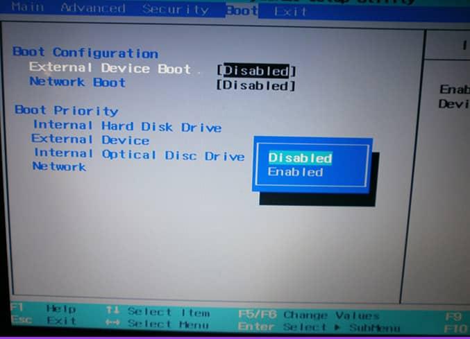 3 format disk bios