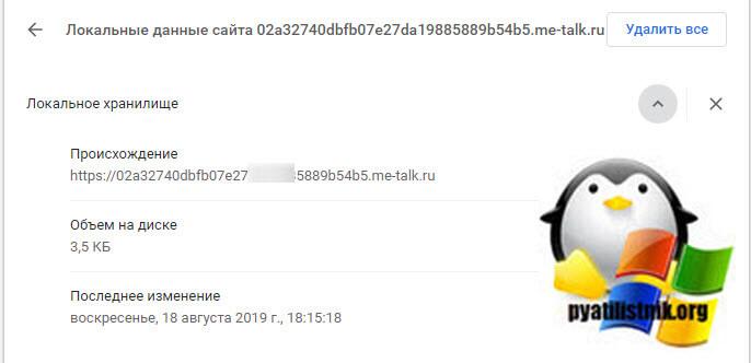Просмотр записи cookie