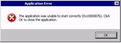 Ошибка 0xc000007b в windows