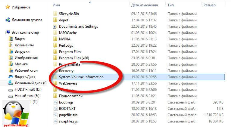 Что это за папка system volume information