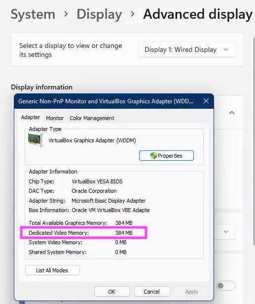 Увеличение VRAM в Windows