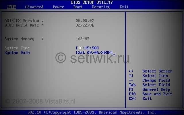 как настроить BIOS для установки Windows с диска, установка Windows с диска