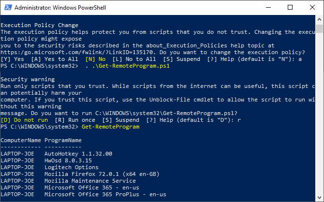 powershell