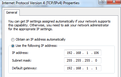 script to change network settings