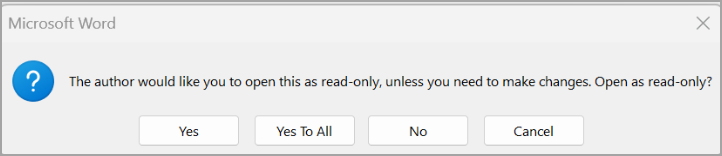 Read only options