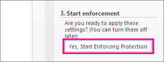 Restrict Editing pane