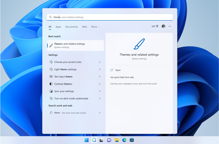 Поиск по домам в Windows 11 с предлагаемыми приложениями