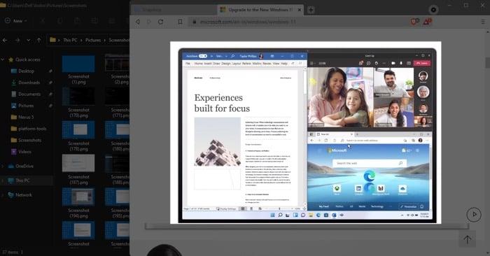 как делать скриншоты в Windows 11
