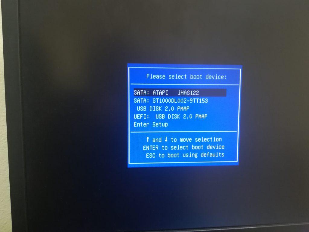 Legacy и UEFI в выборе BOOT