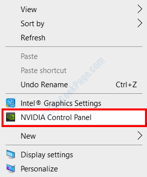 desktop menu