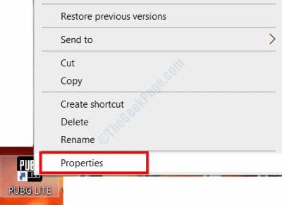 game properties