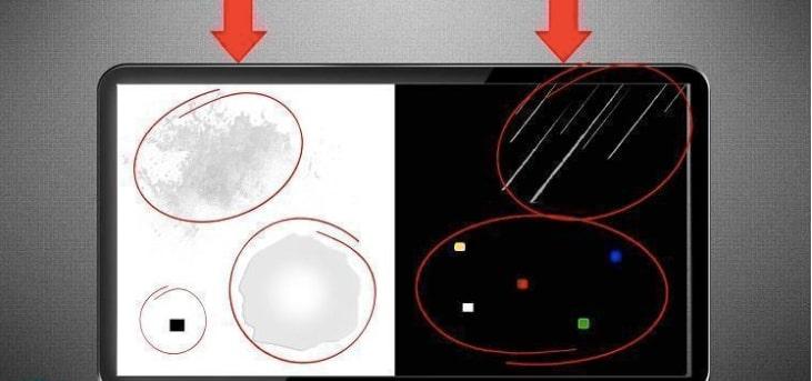 Как убрать черную полосу на мониторе?