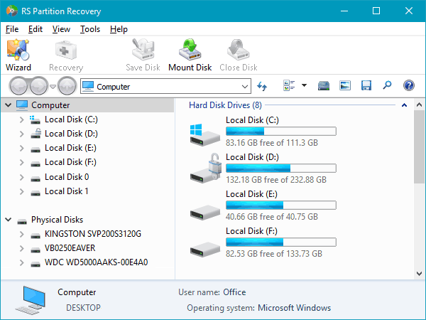 RS Partition Recovery