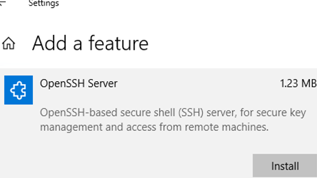 установка openssh сервера в windows 10 и 11