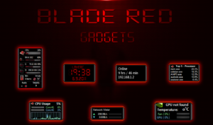 3 Nabor mnogofunktsionalnyh vidzhetov Blade Red Gadgets