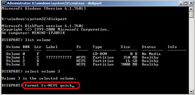 Как форматировать диск с Windows 7: 3 способа