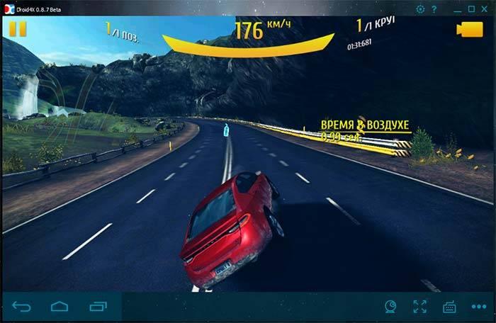Игра в эмуляторе Droid4x