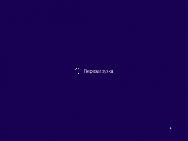 Перезагрузка ПК и ОС